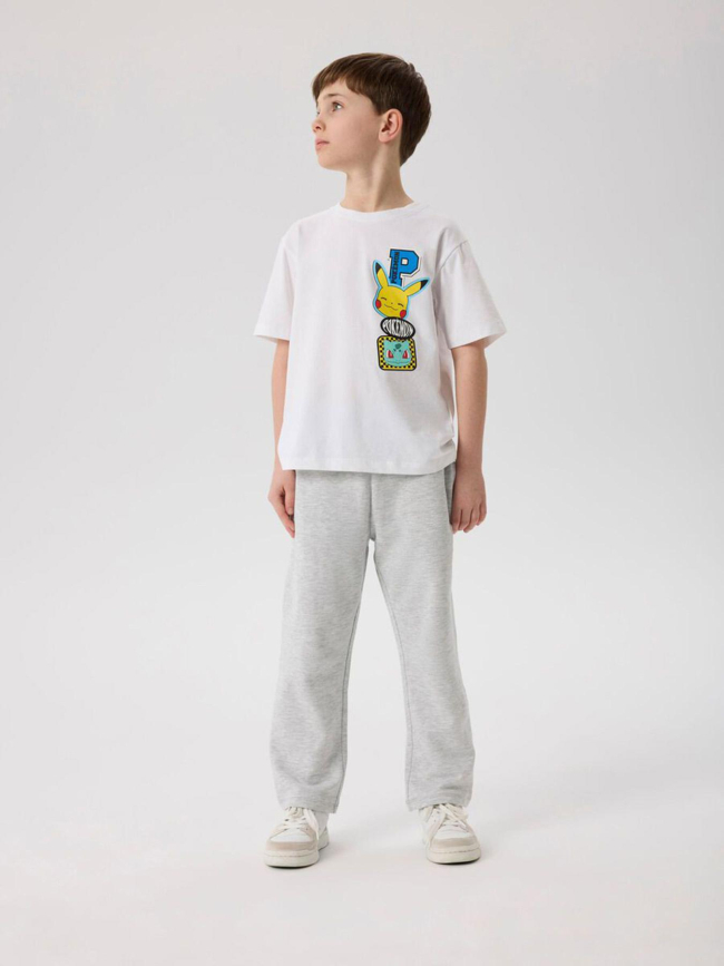 T-shirt à manches courtes nkmjeno pokémon blanc enfant - Name It