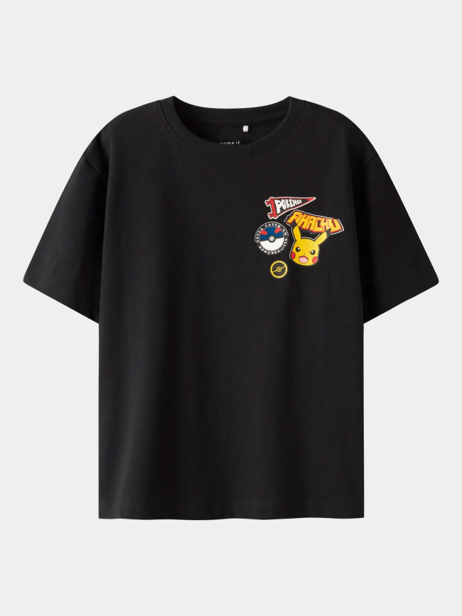 T-shirt à manches courtes nkmjeno pokemon noir enfant - Name It
