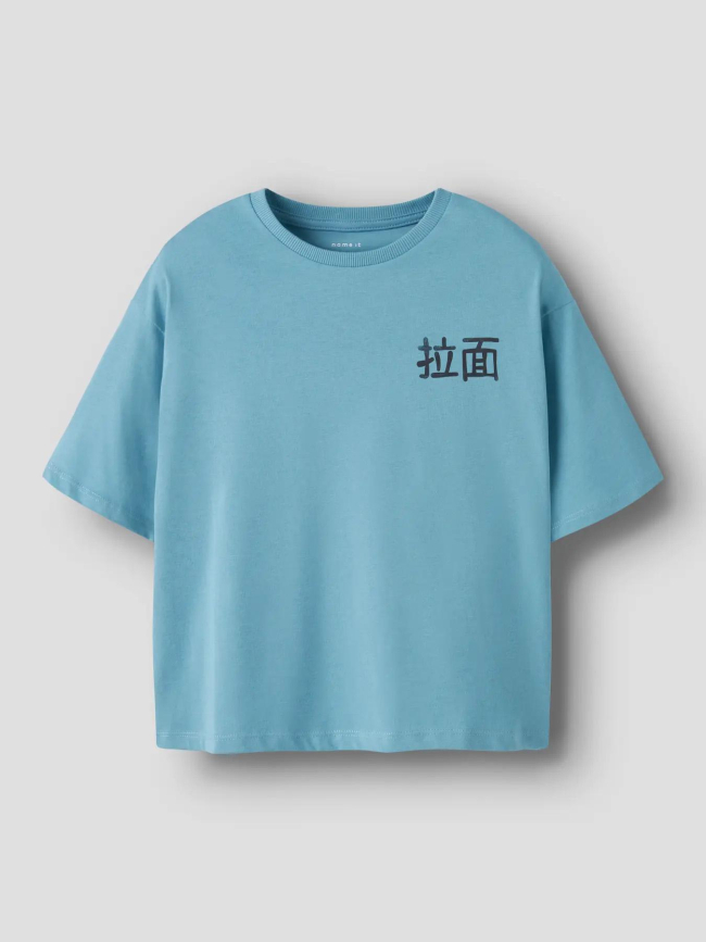 T-shirt à manches courtes nkmkane bleu garçon - Name It