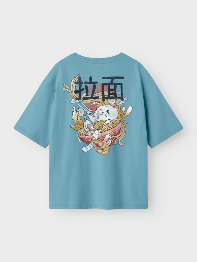 T-shirt à manches courtes nkmkane bleu garçon - Name It