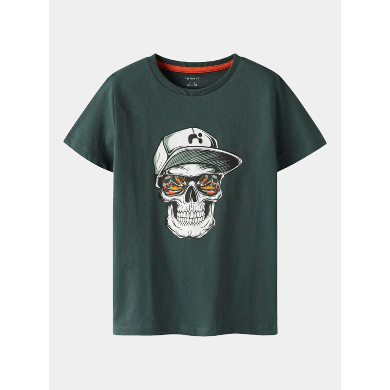 T-shirt à manches courtes nkmlorne kaki garçon - Name It