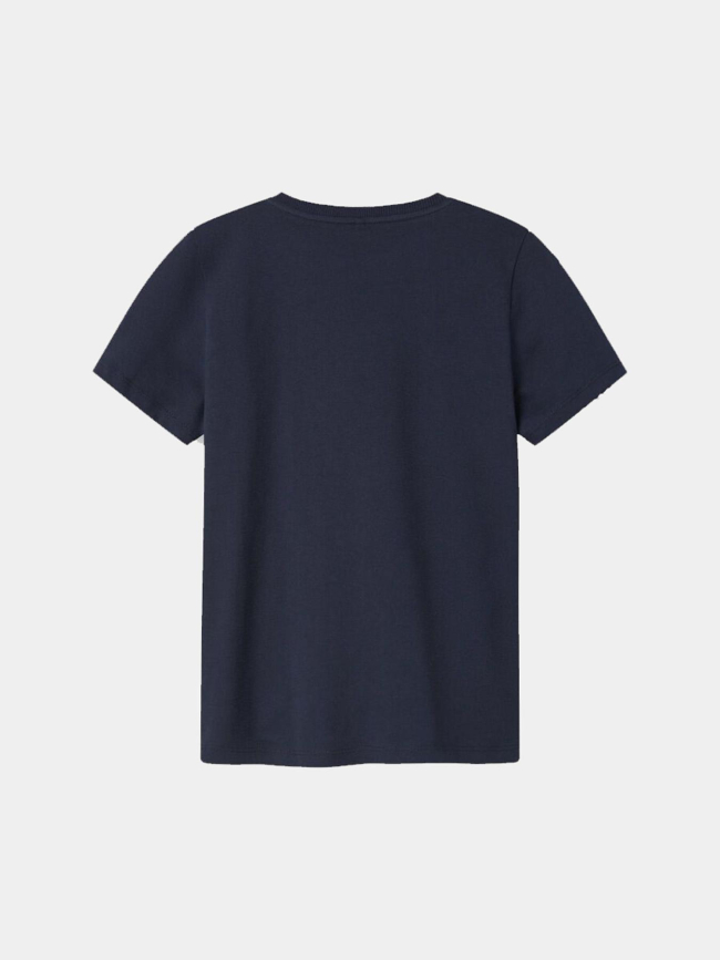 T-shirt à manches courtes nkmlorne bleu marine garçon - Name It