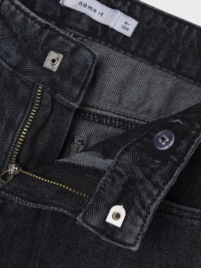 Jean jambes larges nkfrose noir fille - Name It