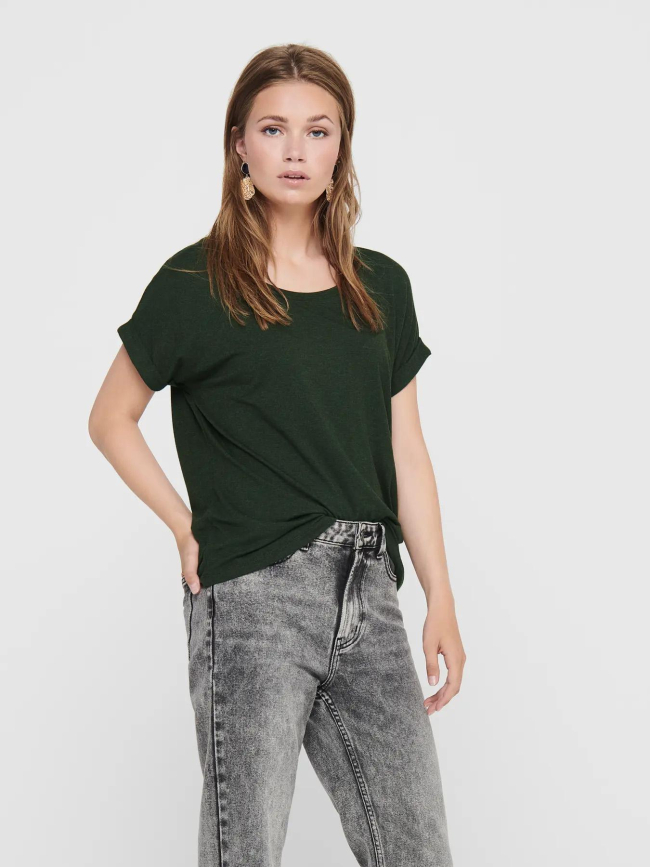 T-shirt ample moster kaki femme - Only