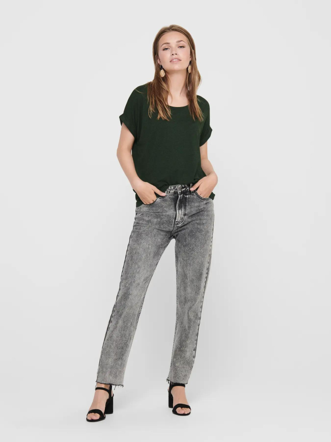 T-shirt ample moster kaki femme - Only