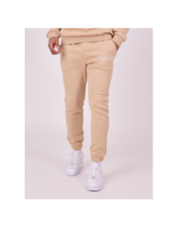 Pantalon jogging logo signature beige adulte - Project X Paris