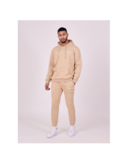 Pantalon jogging logo signature beige adulte - Project X Paris
