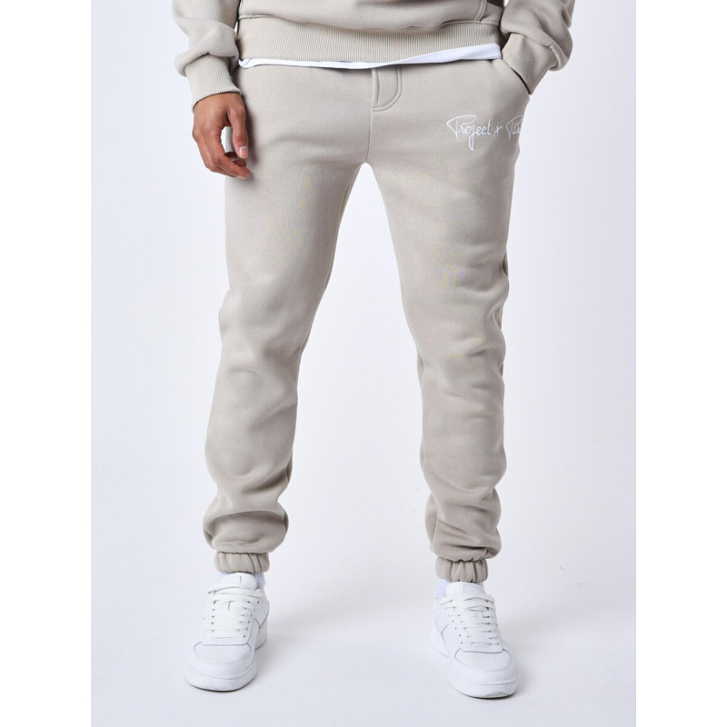 Pantalon jogging logo signature kaki homme - Project X Paris