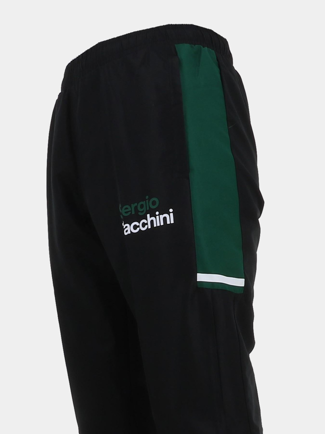 Ensemble de survêtement text noir et blanc homme - Sergio Tacchini