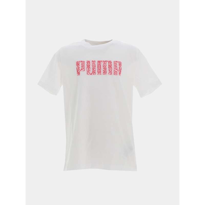 T-shirt à manches courtes bts graphic blanc fille - Puma