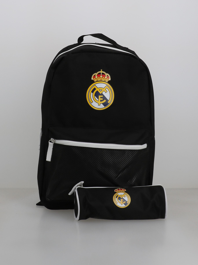 Ensemble sac à dos et trousse real noir - Real Madrid