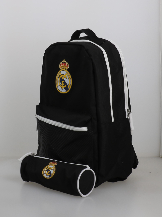 Ensemble sac à dos et trousse real noir - Real Madrid