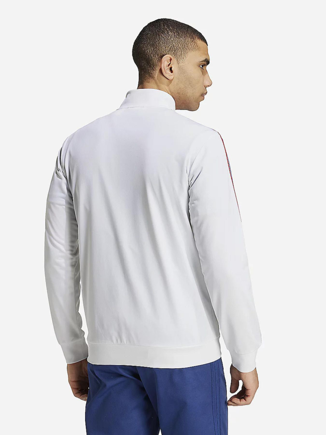 Veste entrée pelouse ol home 24/25 blanc adulte - Adidas