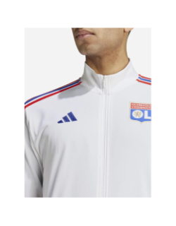 Veste entrée pelouse ol home 24/25 blanc adulte - Adidas