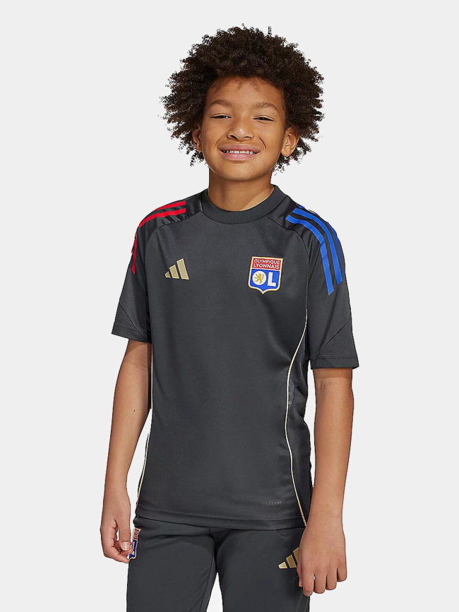 Maillot d'entrainement de football ol 25 gris enfant - Adidas