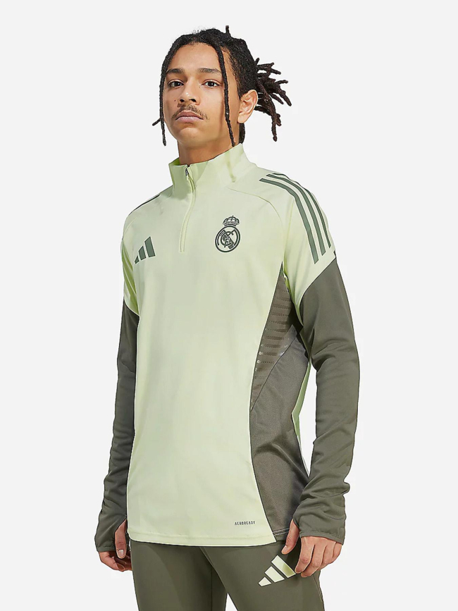 Haut d'entrainement de football real madrid 25 vert homme - Adidas