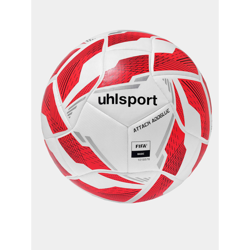 Ballon de football attack addglue blanc rouge - Uhlsport