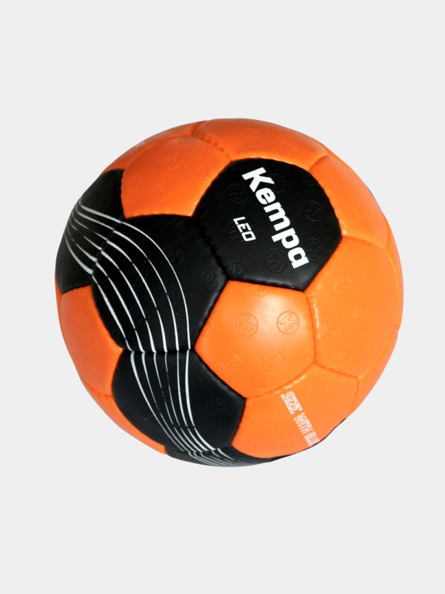 Ballon de handball leo taille 2 orange et noir - Kempa