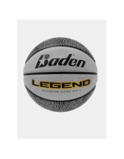 Ballon de basketball legend t6 gris - Baden