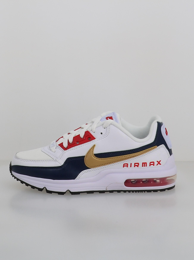 Air max baskets ltd 3 prem blanc bleu or homme - Nike