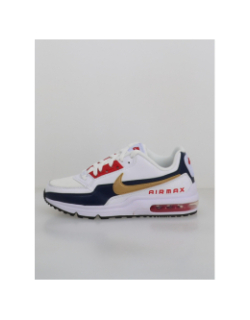 Air max baskets ltd 3 prem blanc bleu or homme - Nike