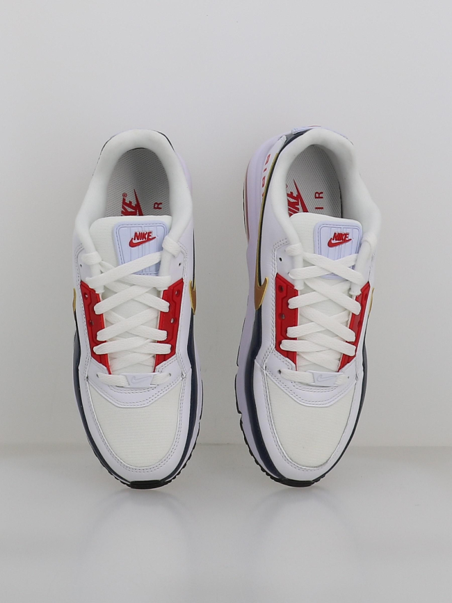 Air max baskets ltd 3 prem blanc bleu or homme - Nike