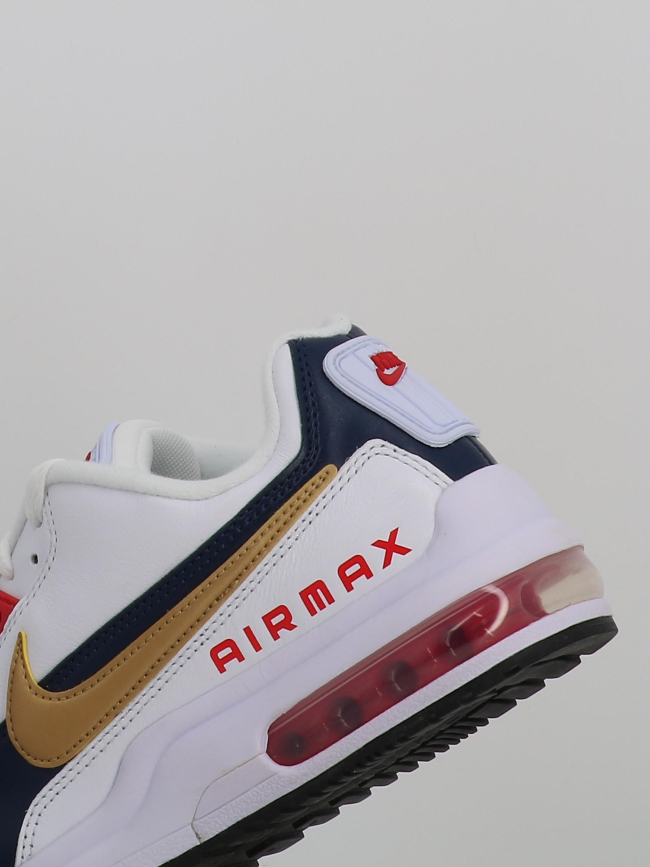 Air max baskets ltd 3 prem blanc bleu or homme - Nike
