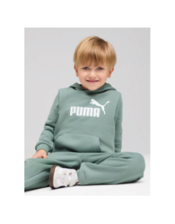 Sweat à capuche essentials no.1 logo vert enfant - Puma