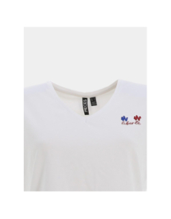 T-shirt serima liberté blanc femme - Pieces