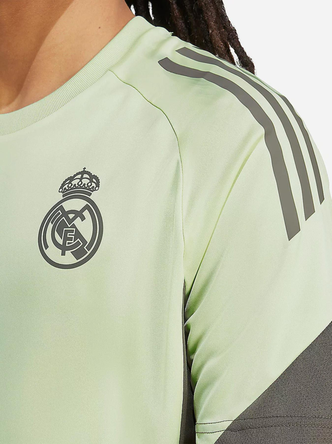 Maillot d'entrainement real madrid 25/26 vert homme - Adidas