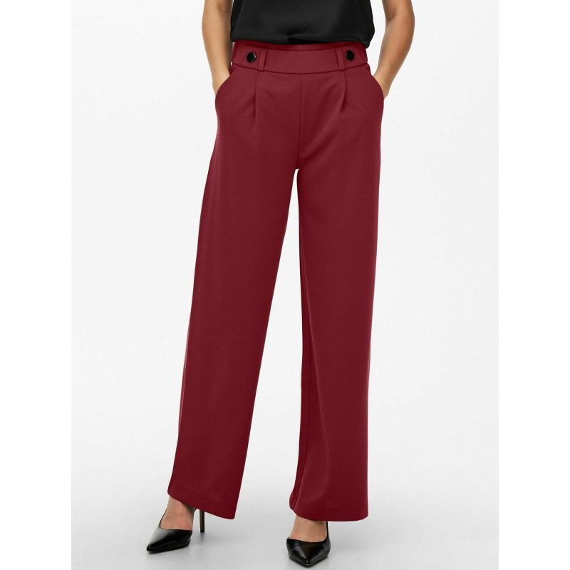 Pantalon ample geggo bordeaux femme - Jdy