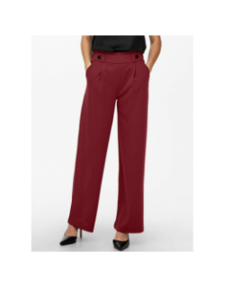 Pantalon ample geggo bordeaux femme - Jdy