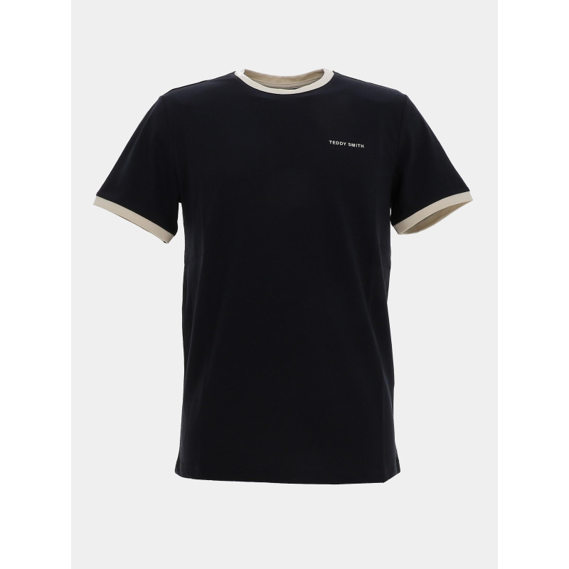 T-shirt the tee 2 bleu marine homme - Teddy Smith