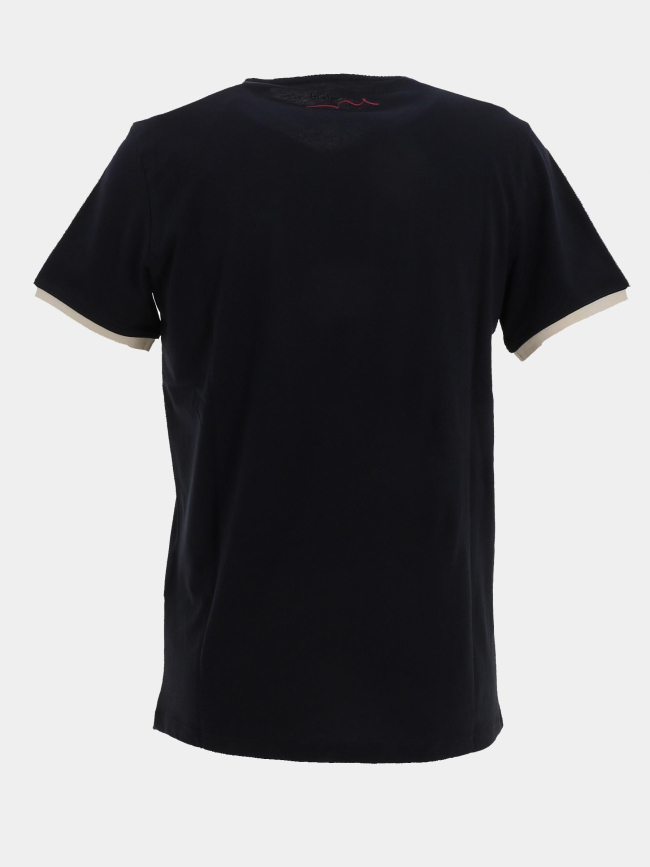 T-shirt the tee 2 bleu marine homme - Teddy Smith