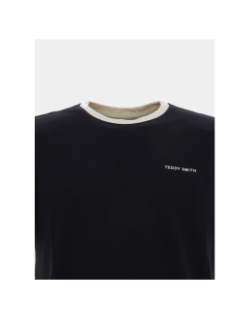 T-shirt the tee 2 bleu marine homme - Teddy Smith