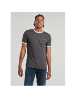 T-shirt the tee 2 chiné gris anthracite homme - Teddy Smith
