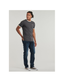 T-shirt the tee 2 chiné gris anthracite homme - Teddy Smith