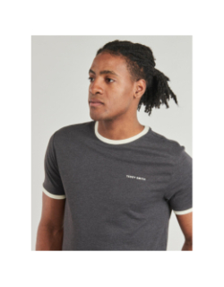 T-shirt the tee 2 chiné gris anthracite homme - Teddy Smith