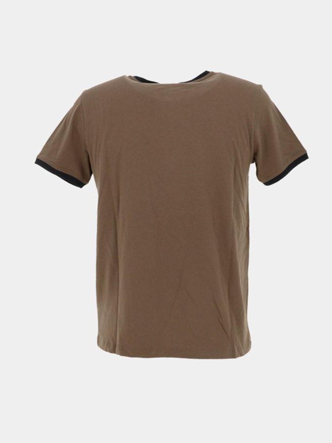 T-shirt the tee 2 marron noir homme - Teddy Smith