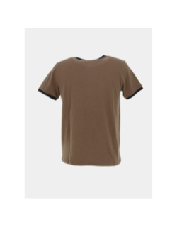 T-shirt the tee 2 marron noir homme - Teddy Smith