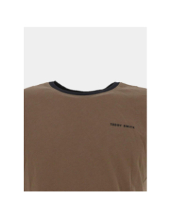 T-shirt the tee 2 marron noir homme - Teddy Smith