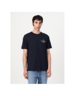 T-shirt outline flag bleu marine homme - Tommy Hilfiger