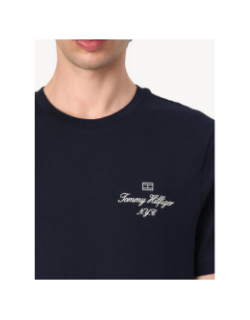 T-shirt outline flag bleu marine homme - Tommy Hilfiger