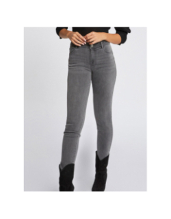 Jean slim pom p gris femme - Morgan