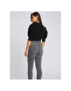 Jean slim pom p gris femme - Morgan