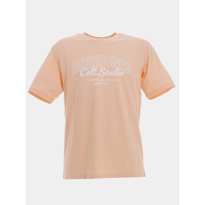 T-shirt makoto orange homme - Jack & Jones