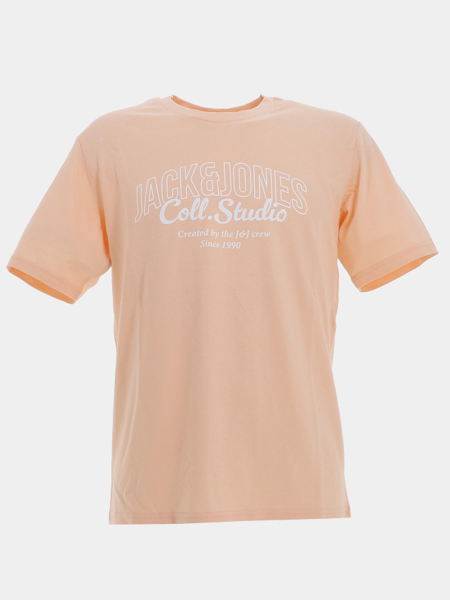 T-shirt makoto orange homme - Jack & Jones