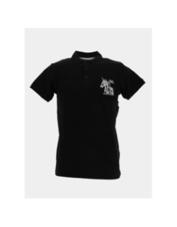 Polo à manches courtes pako noir homme - Polo Team
