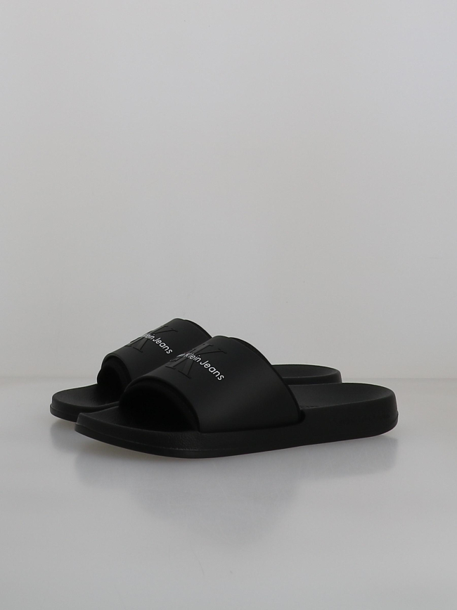 Claquettes slide noir homme - Calvin Klein Jeans
