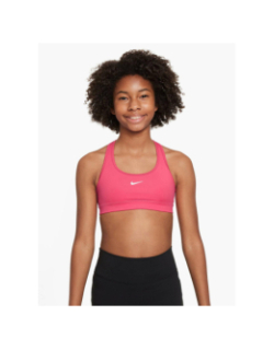 Brassière de sport dri-fit swoosh rose fille - Nike